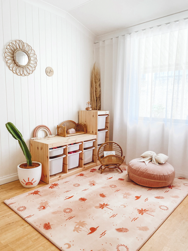 Summer Vibes Kids Padded Play Mat - Family